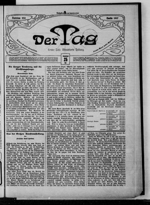 Der Tag vom 25.05.1907