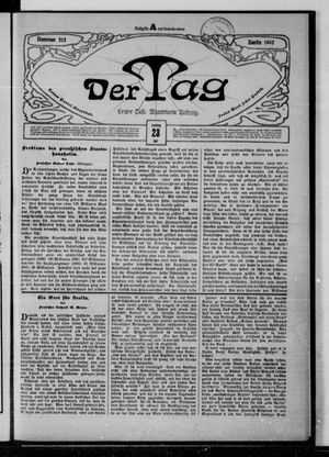 Der Tag on Jun 23, 1907