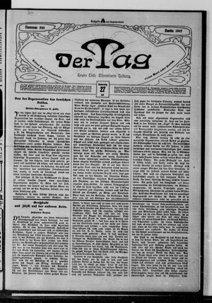 Der Tag vom 27.06.1907