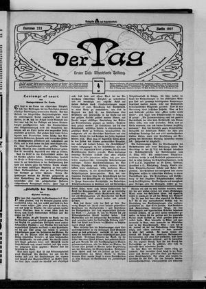 Der Tag on Jul 4, 1907