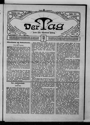 Der Tag on Jul 12, 1907