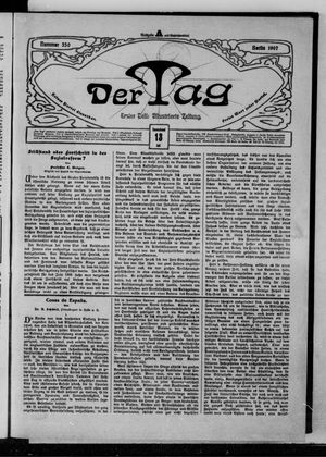 Der Tag vom 13.07.1907