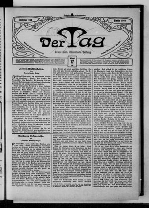 Der Tag vom 17.07.1907