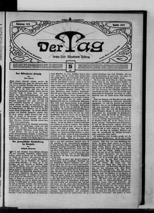 Der Tag on Jul 25, 1907