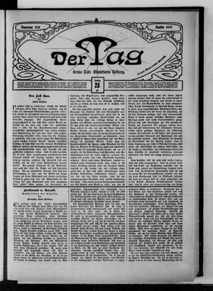 Der Tag vom 28.07.1907
