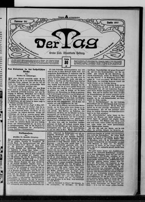 Der Tag vom 30.07.1907