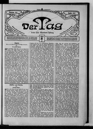 Der Tag vom 31.07.1907