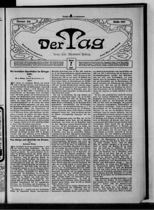 Der Tag on Aug 7, 1907