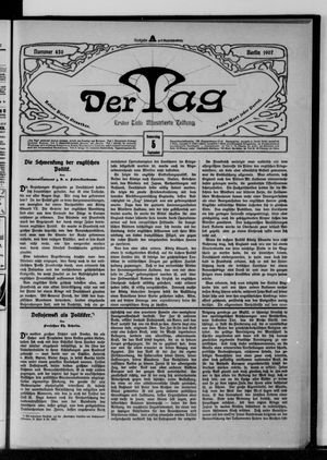 Der Tag on Sep 5, 1907