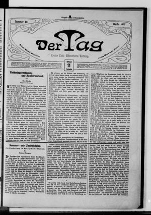Der Tag vom 11.09.1907