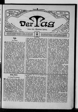 Der Tag vom 13.09.1907