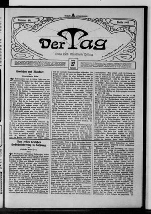 Der Tag vom 27.09.1907