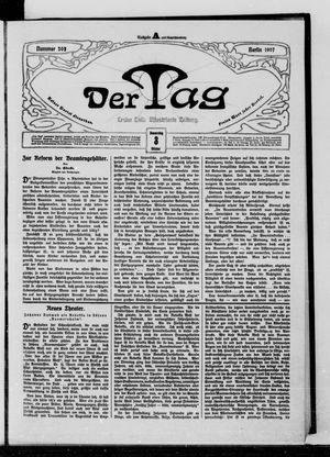 Der Tag vom 03.10.1907