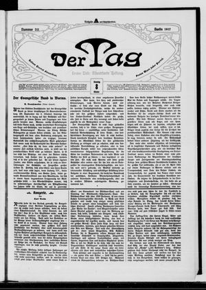 Der Tag vom 08.10.1907