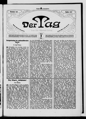 Der Tag on Oct 9, 1907