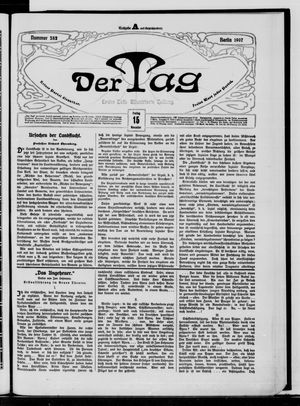 Der Tag on Nov 15, 1907