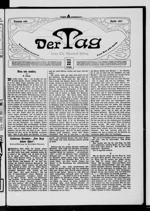 Der Tag vom 22.12.1907