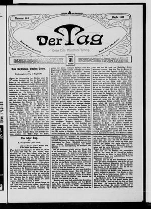 Der Tag vom 31.12.1907