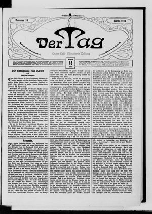 Der Tag vom 15.01.1908