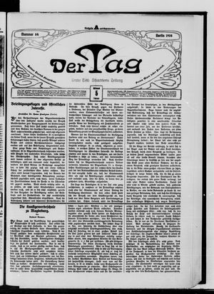 Der Tag on Feb 5, 1908