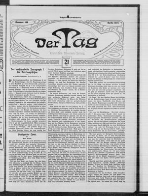 Der Tag vom 21.03.1908