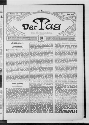 Der Tag vom 19.04.1908