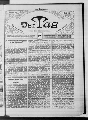 Der Tag vom 12.05.1908