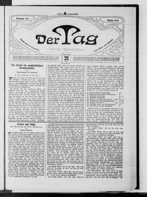 Der Tag vom 21.05.1908