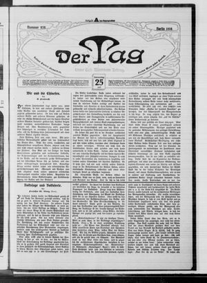Der Tag vom 25.06.1908