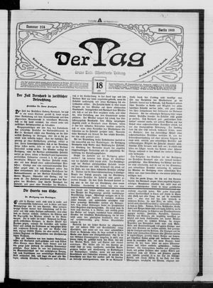 Der Tag vom 18.07.1908