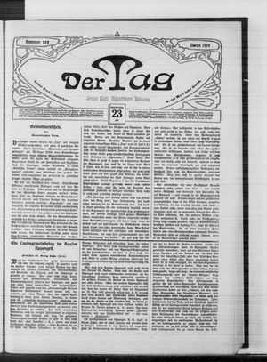 Der Tag vom 23.07.1908