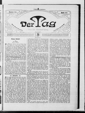 Der Tag vom 31.10.1908