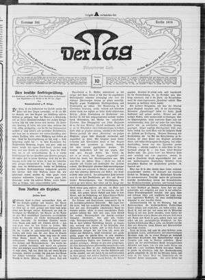 Der Tag vom 10.12.1908