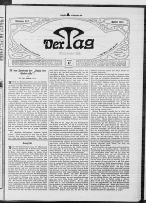 Der Tag vom 17.12.1908