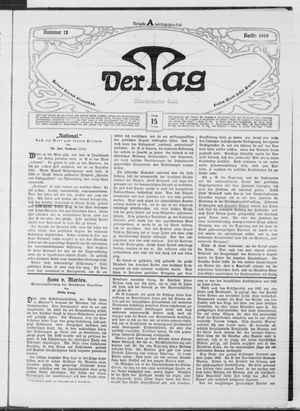 Der Tag vom 15.01.1909