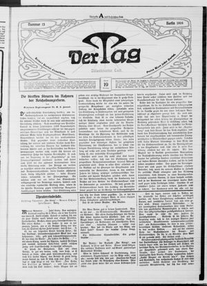 Der Tag vom 19.01.1909