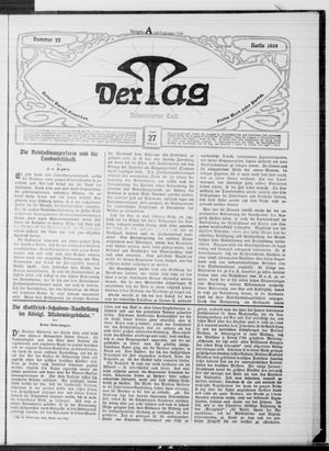 Der Tag vom 27.01.1909