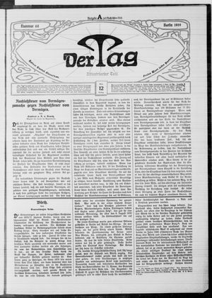 Der Tag on Mar 12, 1909