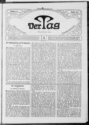 Der Tag on Mar 13, 1909