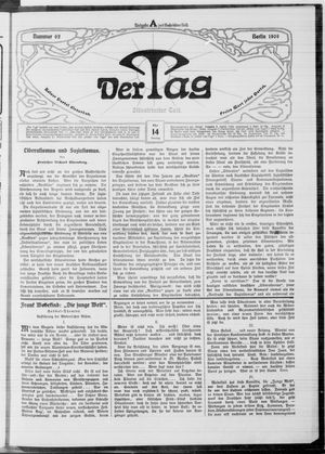 Der Tag vom 14.03.1909
