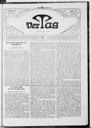 Der Tag vom 23.03.1909