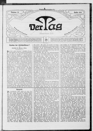 Der Tag vom 26.03.1909