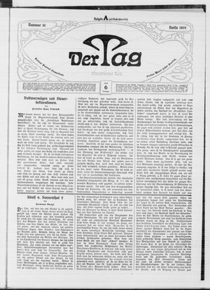 Der Tag vom 06.04.1909