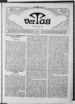 Der Tag vom 23.04.1909