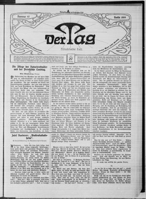 Der Tag vom 27.04.1909