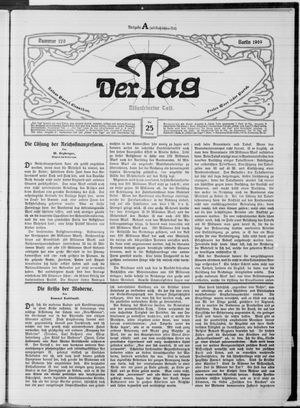 Der Tag vom 25.05.1909