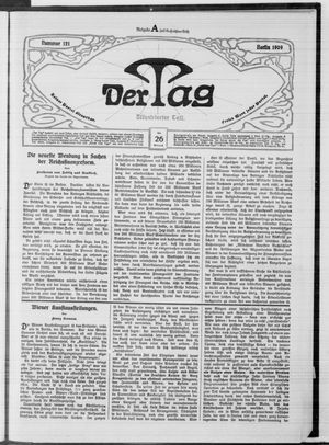 Der Tag vom 26.05.1909