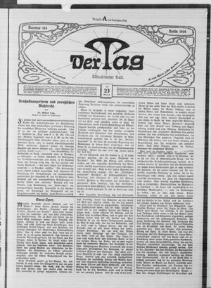 Der Tag vom 23.06.1909