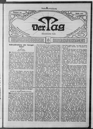 Der Tag vom 25.06.1909