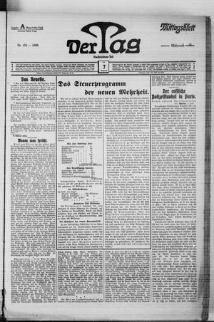 Der Tag on Jul 7, 1909